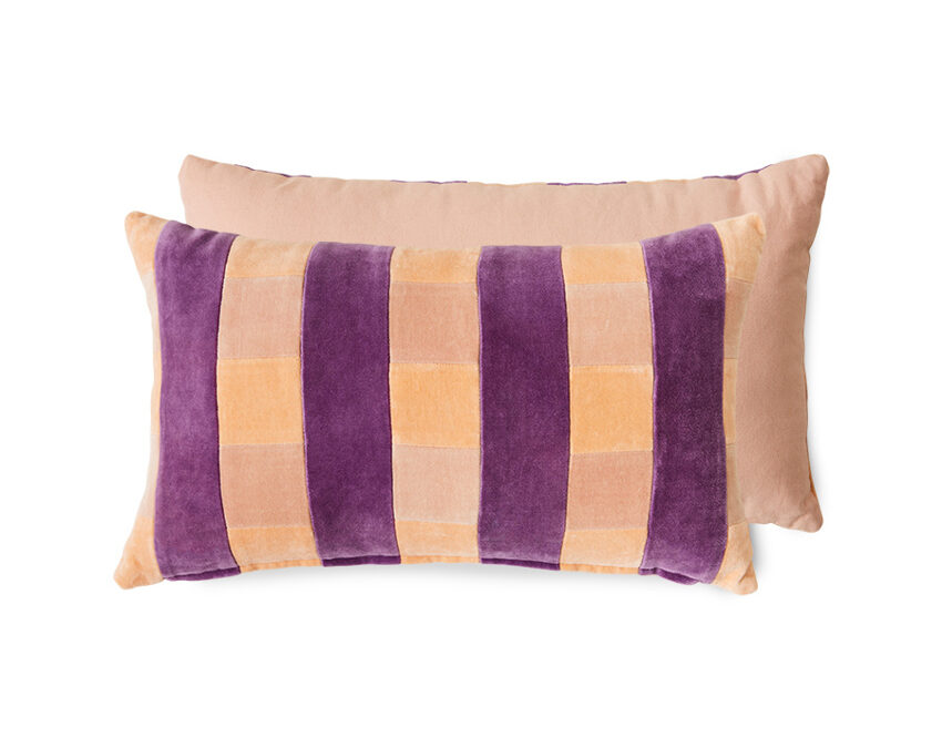 HKLIVING Striped Velvet Kussen – Midsummer