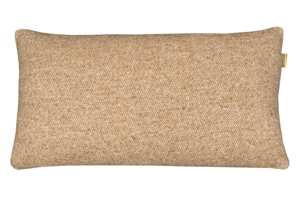 Malagoon Wool Rectangle Cushion – Camel Beige