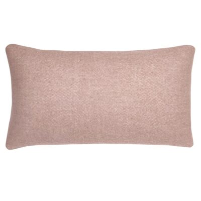 Malagoon Wool Rectangle Cushion - Misty Pink