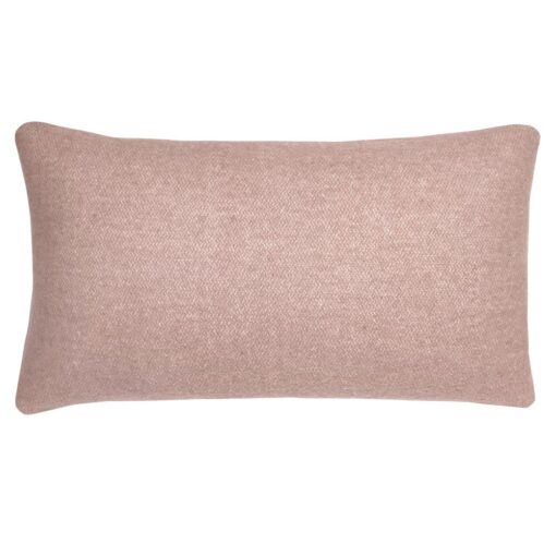 Malagoon Wool Rectangle Cushion - Misty Pink
