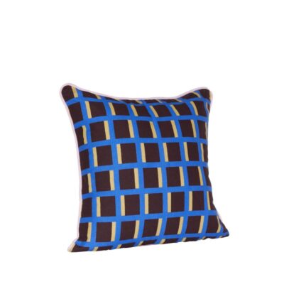 HÜBSCH Cushion - Blue/Multicolour