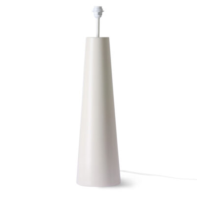 HKLIVING Cone Floor Lamp Base - Cream XL