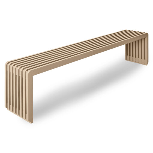 HKLIVING Slatted Bench L - Sand