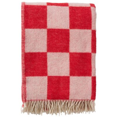 KLIPPAN Plaid Tile - Red/White