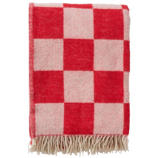 KLIPPAN Plaid Tile - Red/White