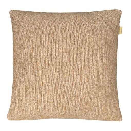 Malagoon Wool Square Cushion - Camel Beige