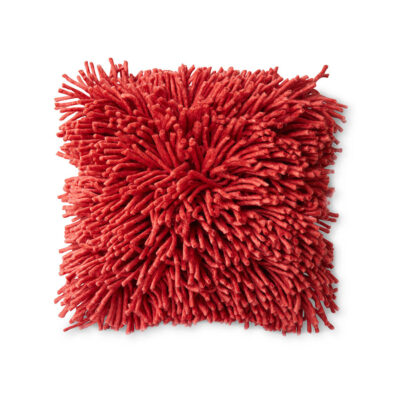 HKLIVING Rugged Woolen Cushion - Cherry Red